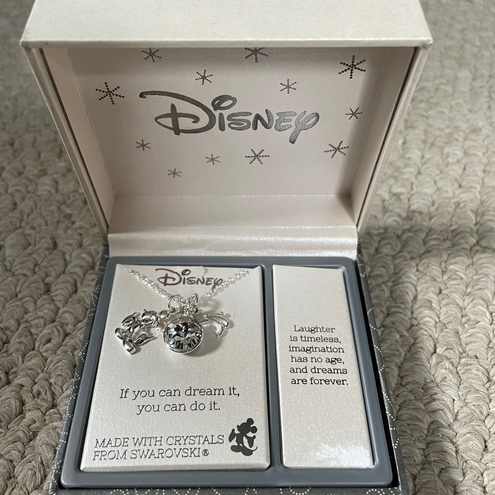 Disney mickey mouse charm necklace
